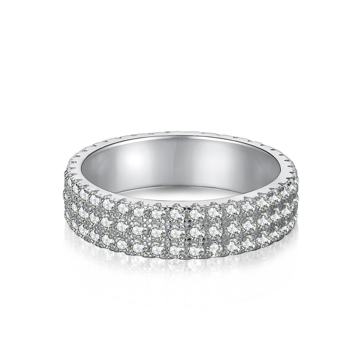 [RAFFINE]Dainty Round Cut Tennis Ring