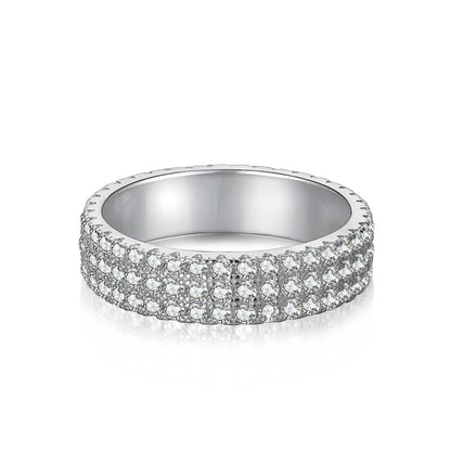 [RAFFINE]Dainty Round Cut Tennis Ring