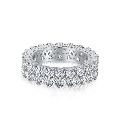 [RAFFINE]Sparkling Full Heart Ring