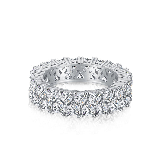 [RAFFINE]Sparkling Full Heart Ring