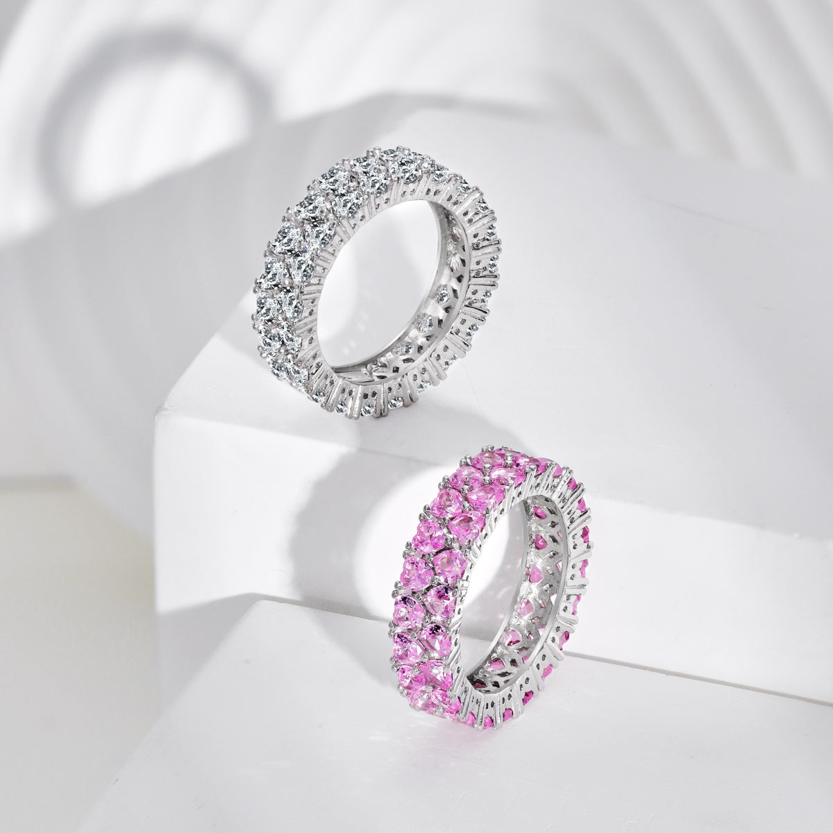 [RAFFINE]Sparkling Full Heart Ring