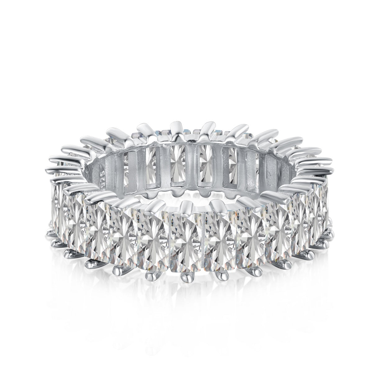 [RAFFINE]Unique Colorful Radiant Cut RIng