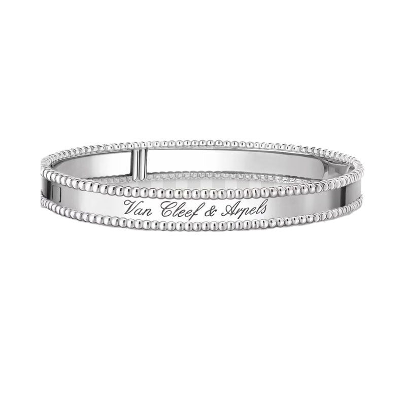 [LUXE]CLOVER PERLEE BRACELET SIGNATURE ENGRAVING SERIES