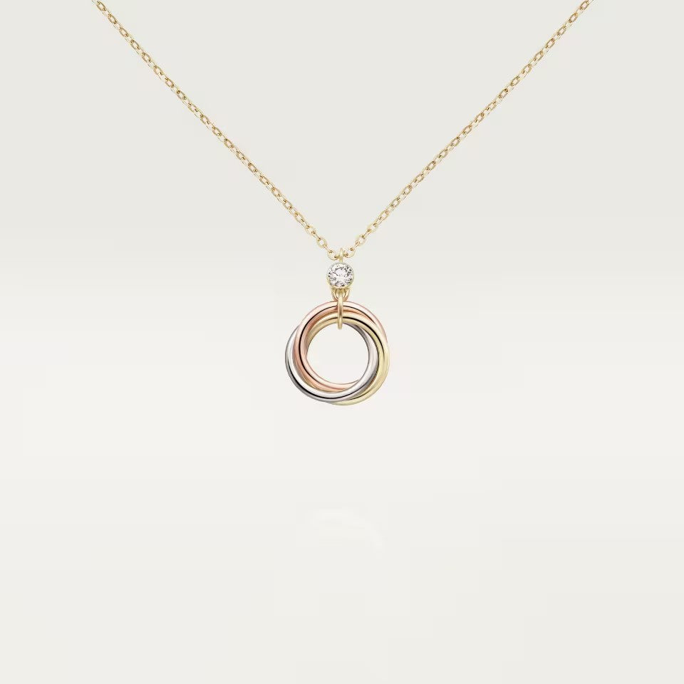 [Raffine]TRINITY  NECKLACE 1 DIAMOND