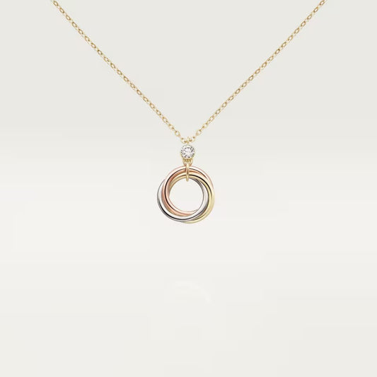 [Raffine]TRINITY  NECKLACE 1 DIAMOND