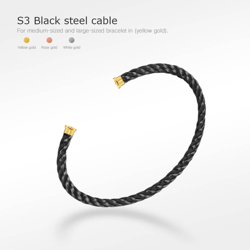 [RAFFINE]FORCE SERIES BRACELET CABLES 50 CHOICES (DIY SELECTION)