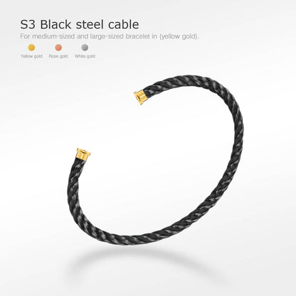 [RAFFINE]FORCE SERIES BRACELET CABLES 50 CHOICES (DIY SELECTION)