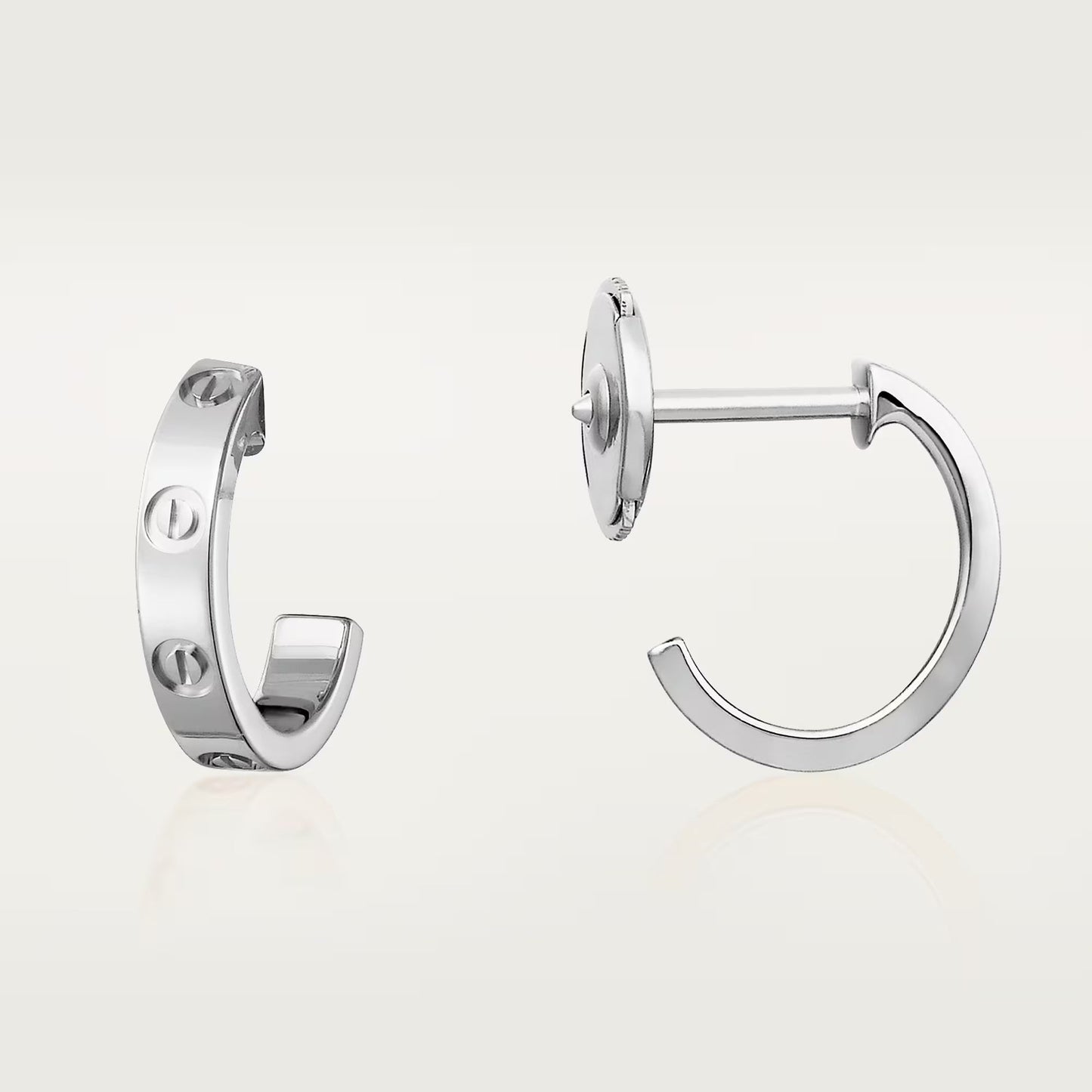 [Raffine]LOVE EARRINGS 2.65 MM NO DIAMOND SMALL