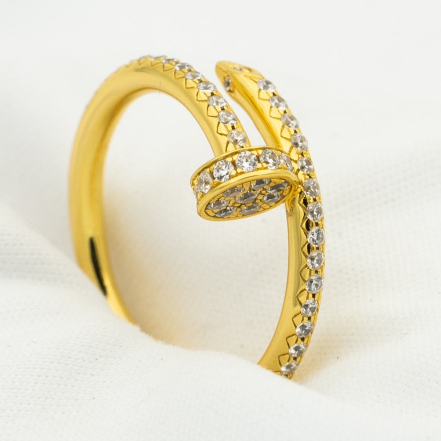 [RAFFINE]JUSTE RING 1.8MM GOLD DIAMONDS