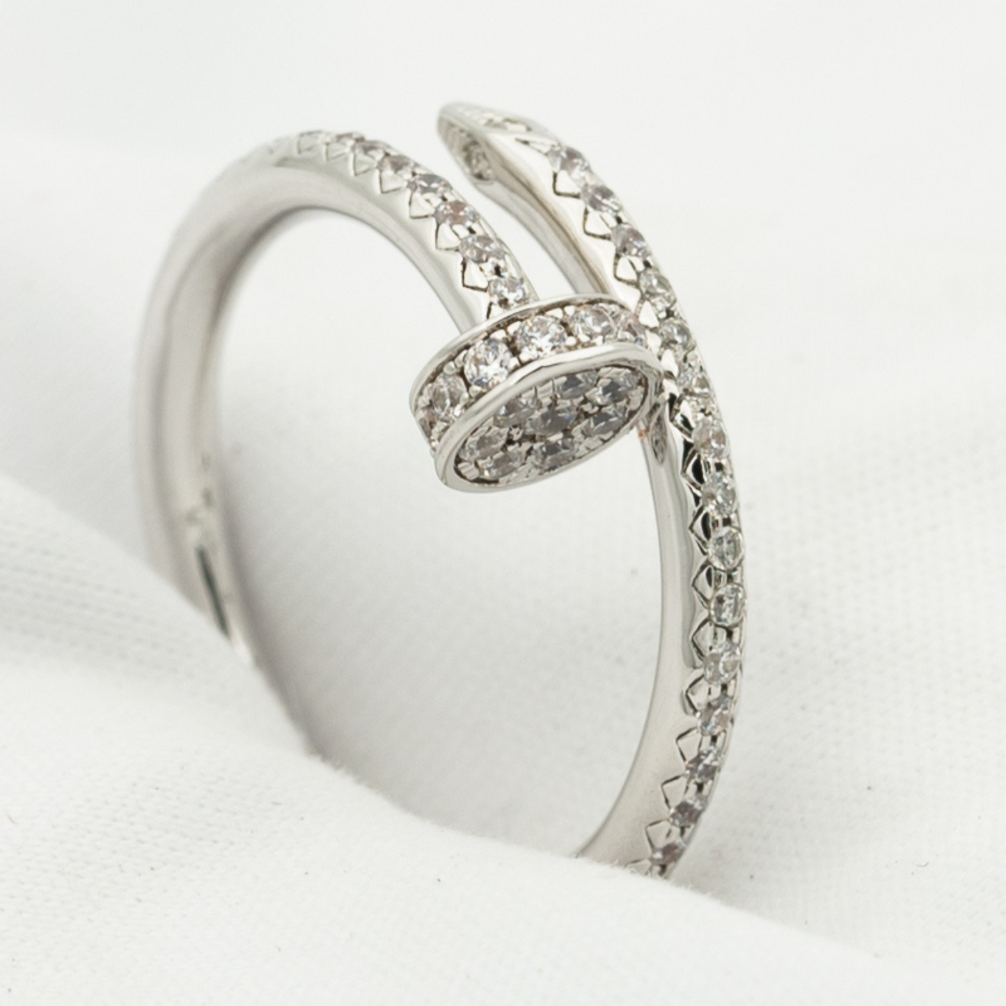 [Raffine]JUSTE RING 1,8 MM SILBERDIAMANTEN