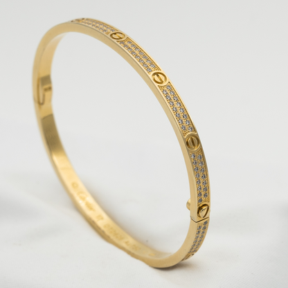 [RAFFINE]LOVE BRACELET 3.65MM DIAMOND-PAVED