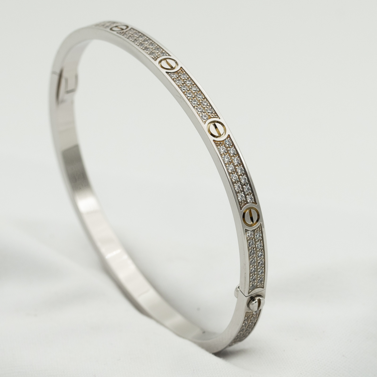 [RAFFINE]LOVE BRACELET 3.65MM DIAMOND-PAVED