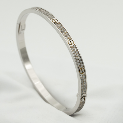 [RAFFINE]LOVE BRACELET 3.65MM DIAMOND-PAVED