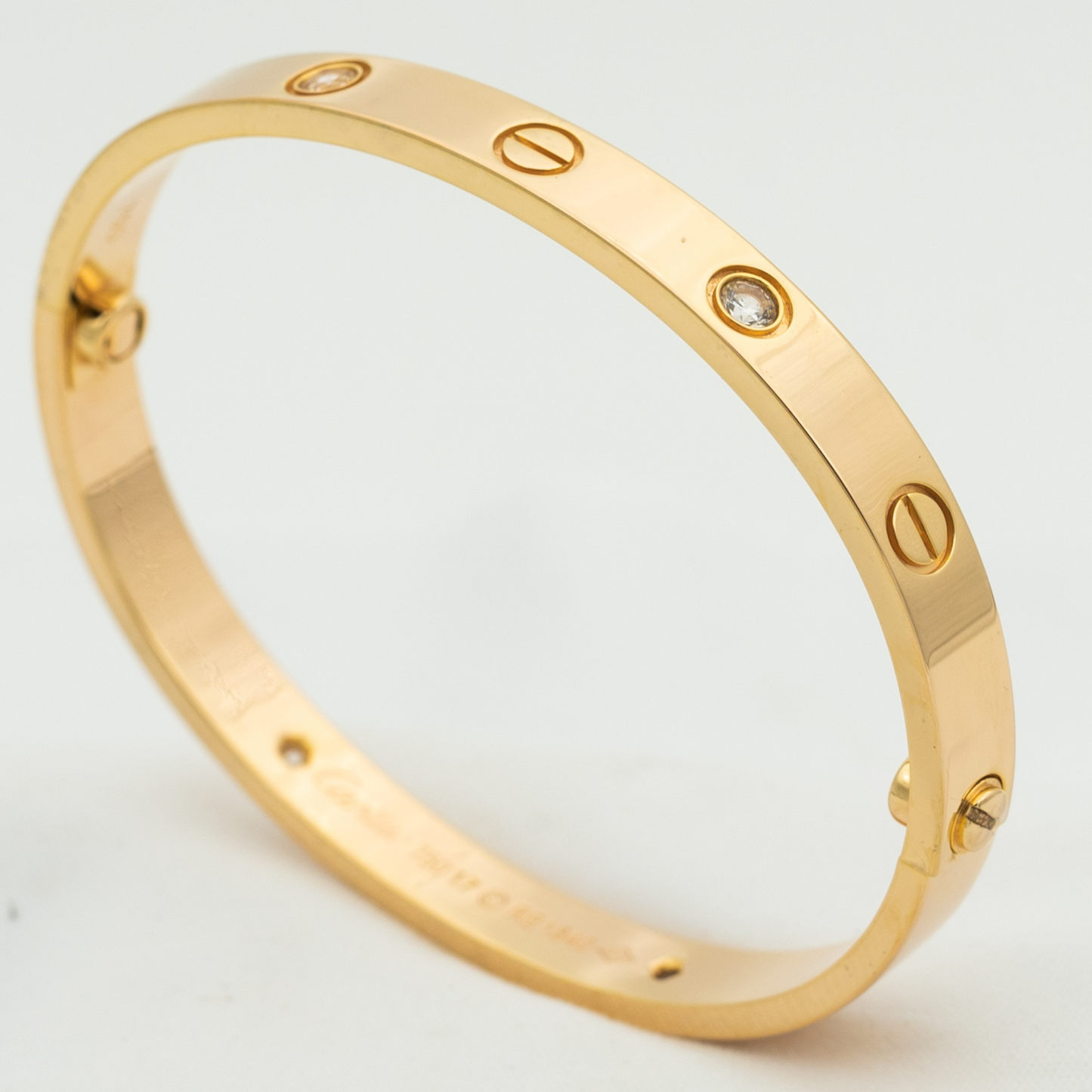 [RAFFINE] PULSERA DE AMOR 6,1 MM 4 DIAMANTES