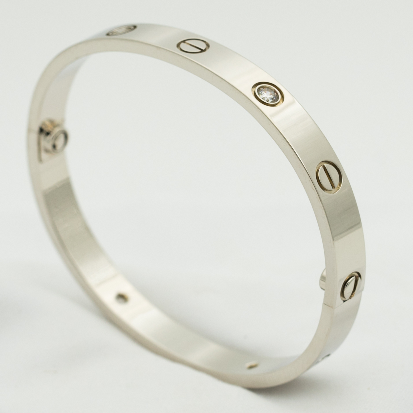 [RAFFINE] PULSERA DE AMOR 6,1 MM 4 DIAMANTES