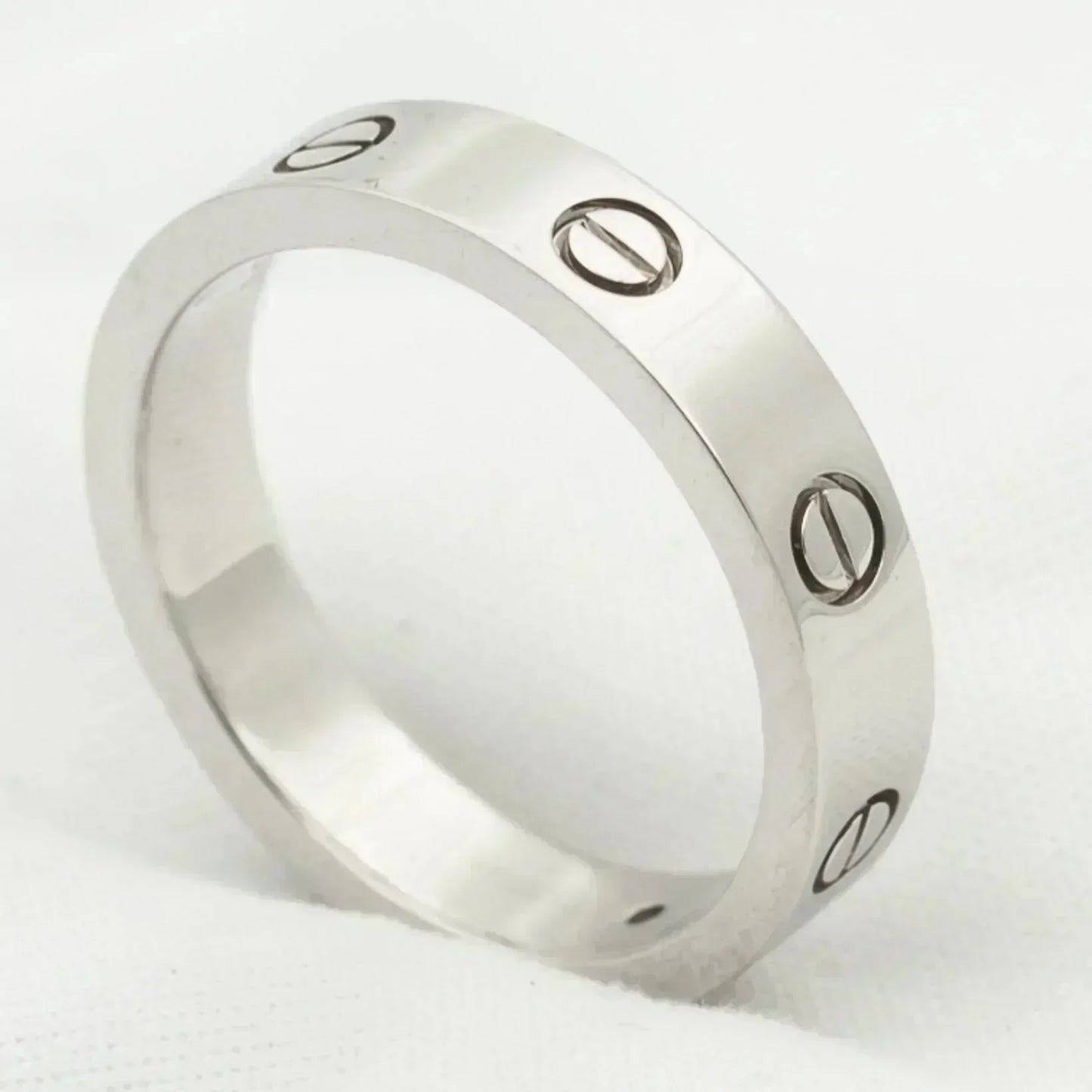 [RAFFINE] ANILLO DE AMOR 4MM 1 DIAMANTE PLATA