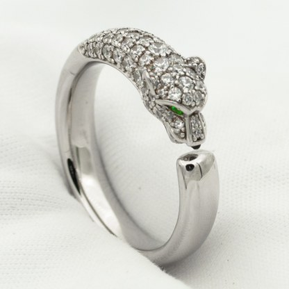 [RAFFINE] ANILLO PANTHERE DIAMANTE 7.3MM