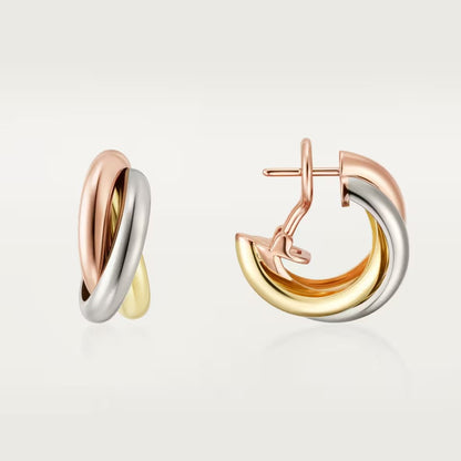 [Raffine]TRINITY ON DIAMOND CLASSIC EARRINGS
