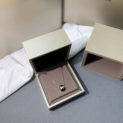 [RAFFINE]JEUX DE PINK GOLD DIAMOND NECKLACE