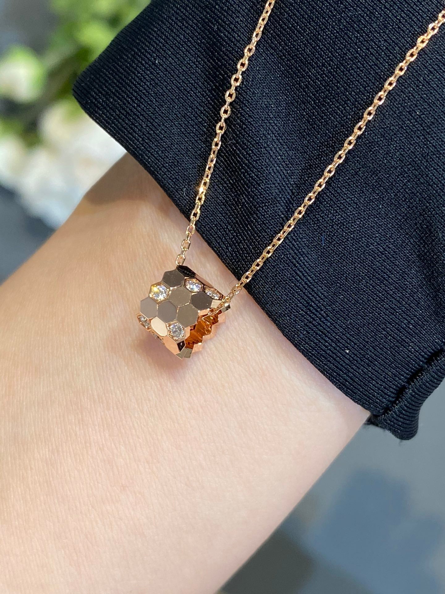 [Raffine] BEE LOVE DIAMANT-HALSKETTE