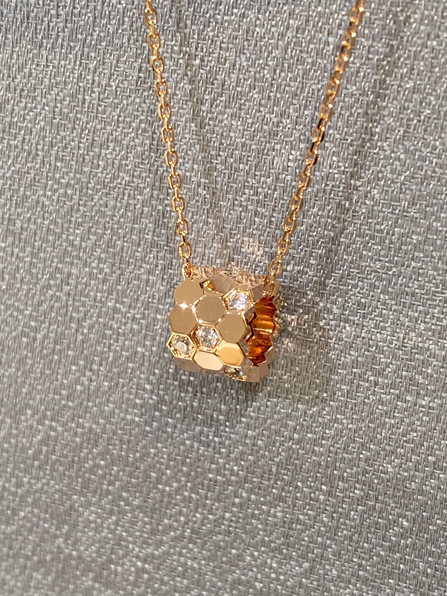 [Raffine] BEE LOVE DIAMANT-HALSKETTE