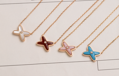 [RAFFINE]JEUX DE NECKLACE 1 DIAMOND