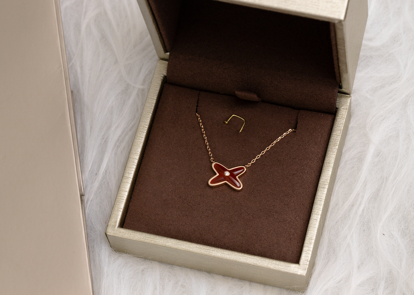 [RAFFINE]JEUX DE NECKLACE 1 DIAMOND