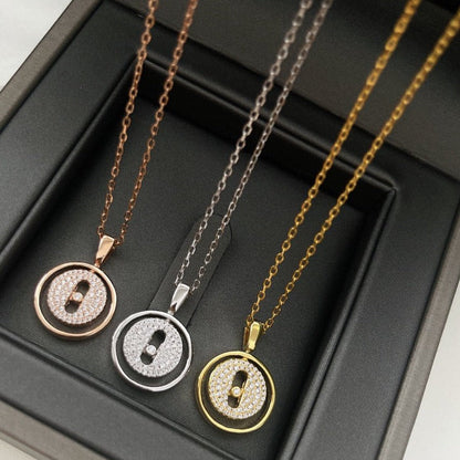 [RAFFINE]LUCKY MOVER PM PAVED NECKLACE