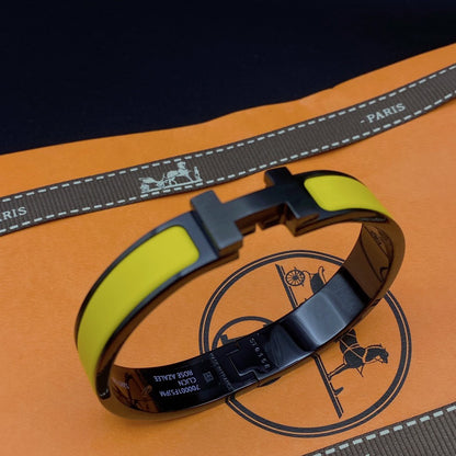 [RAFFINE]CLIC HM SO BLACK YELLOW BRACELET
