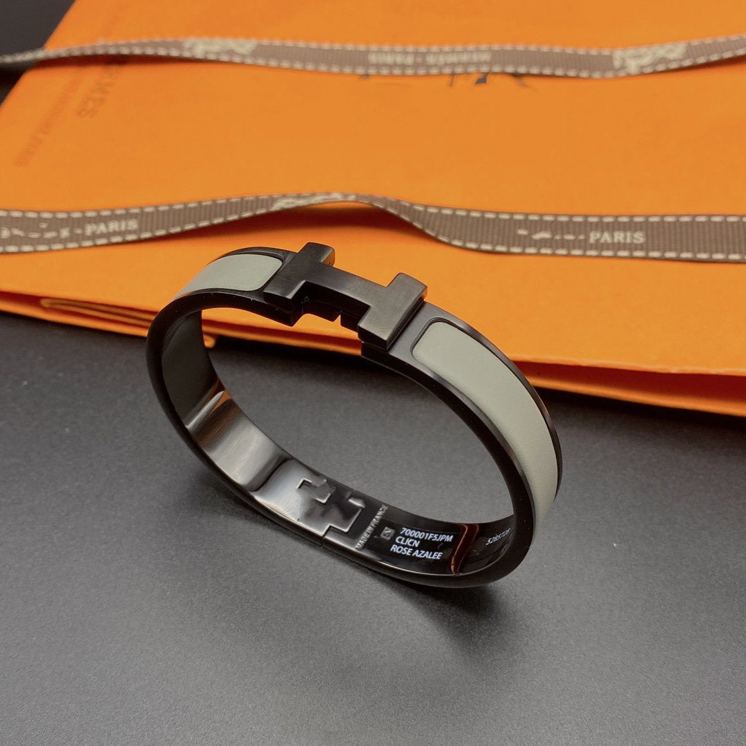 [RAFFINE]CLIC HM SO BLACK GREY BRACELET