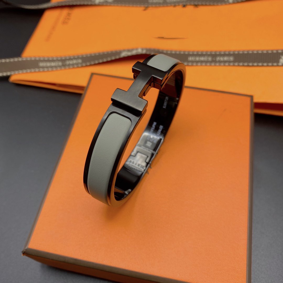 [RAFFINE]CLIC HM SO BLACK GREY BRACELET