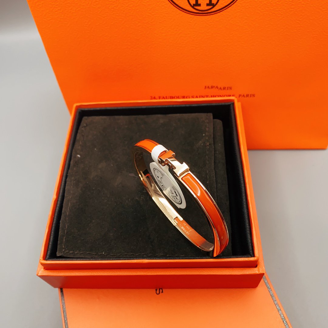 [RAFFINE]CLASSIC HM CLIC RED 8MM ENAMEL BRACELET