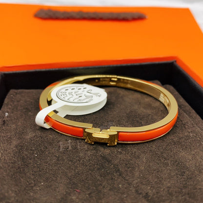 [RAFFINE]CLASSIC HM CLIC RED 8MM ENAMEL BRACELET