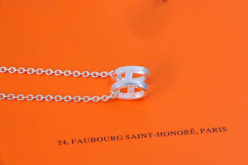 [Raffine]Collier HM LETTRE H SÉRIE OVALE