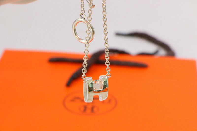 [Raffine]Collier HM LETTRE H SÉRIE OVALE