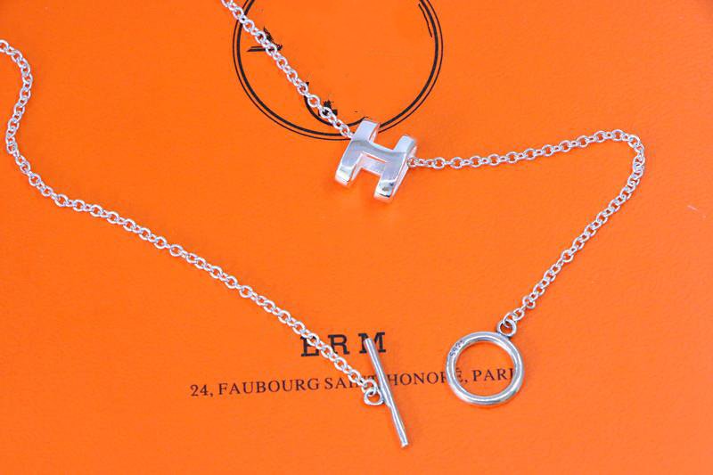 [Raffine]Collier HM LETTRE H SÉRIE OVALE