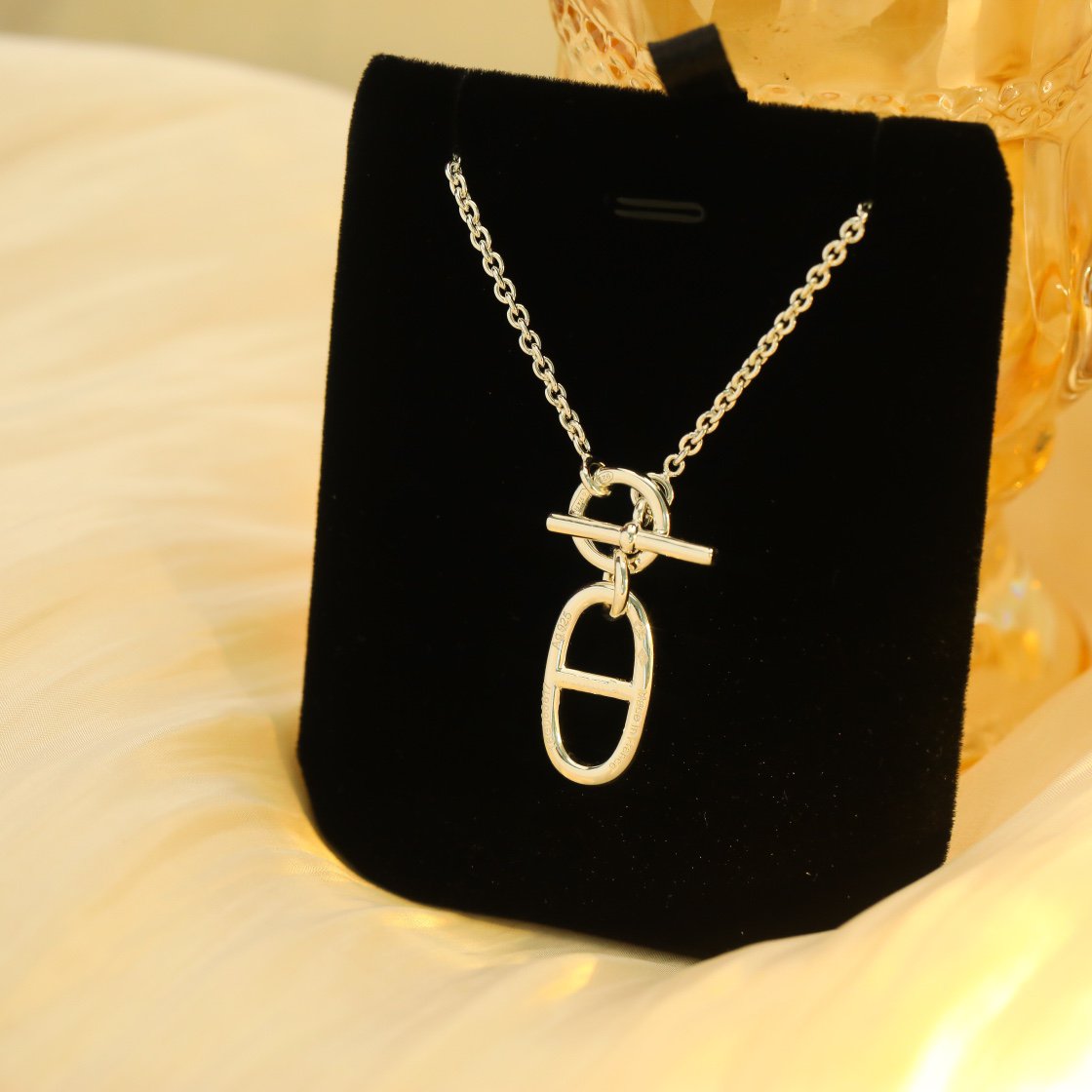 [RAFFINE]HM CHAINE D'ANCRE PENDANT NECKLACE STERLING SILVER