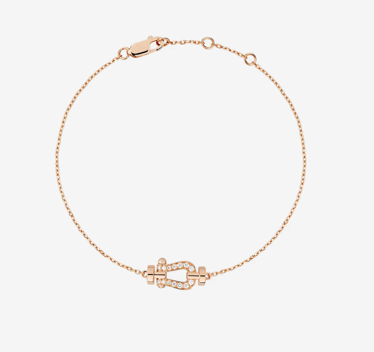 [RAFFINE]FORCE 10 FULL DIAMOND BUCKLE CHAIN LINK MINI MODEL