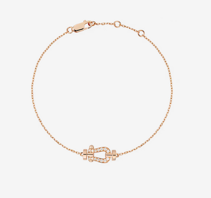 [RAFFINE]FORCE 10 FULL DIAMOND BUCKLE CHAIN LINK MINI MODEL