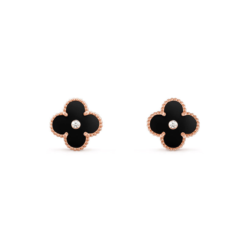 [LUXE]CLOVER  15MM DIAMOND EARRINGS COLLECTION