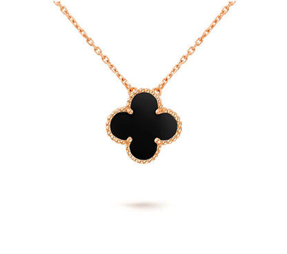 [LUXE]CLOVER 15MM SINGLE FLOWER NECKLACE COLLECTION