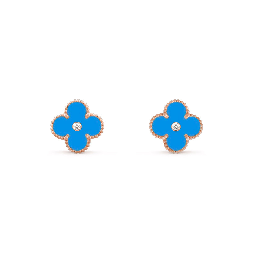 [LUXE]CLOVER  15MM DIAMOND EARRINGS COLLECTION