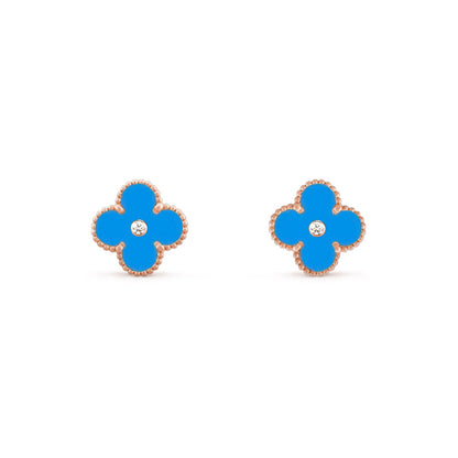 [LUXE]CLOVER  15MM DIAMOND EARRINGS COLLECTION