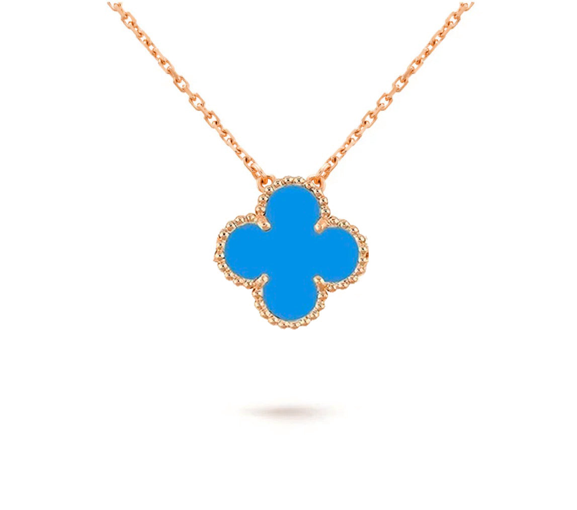 [LUXE]CLOVER 15MM SINGLE FLOWER NECKLACE COLLECTION