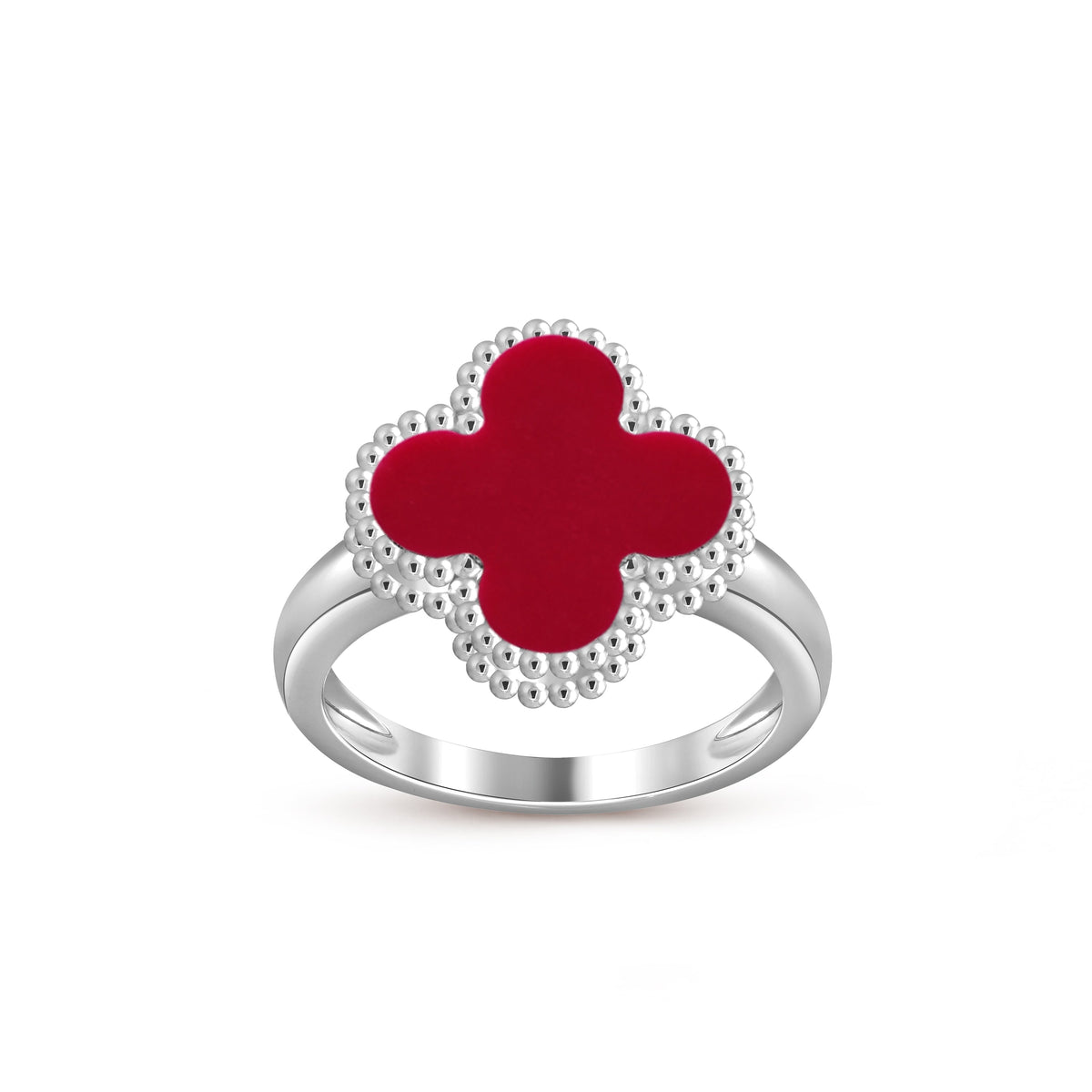 [LUXE]CLOVER SILVER RING COLLECTION