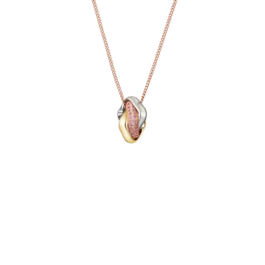 [Raffine]TRINITY CUSHION NECKLACE COLLECTION