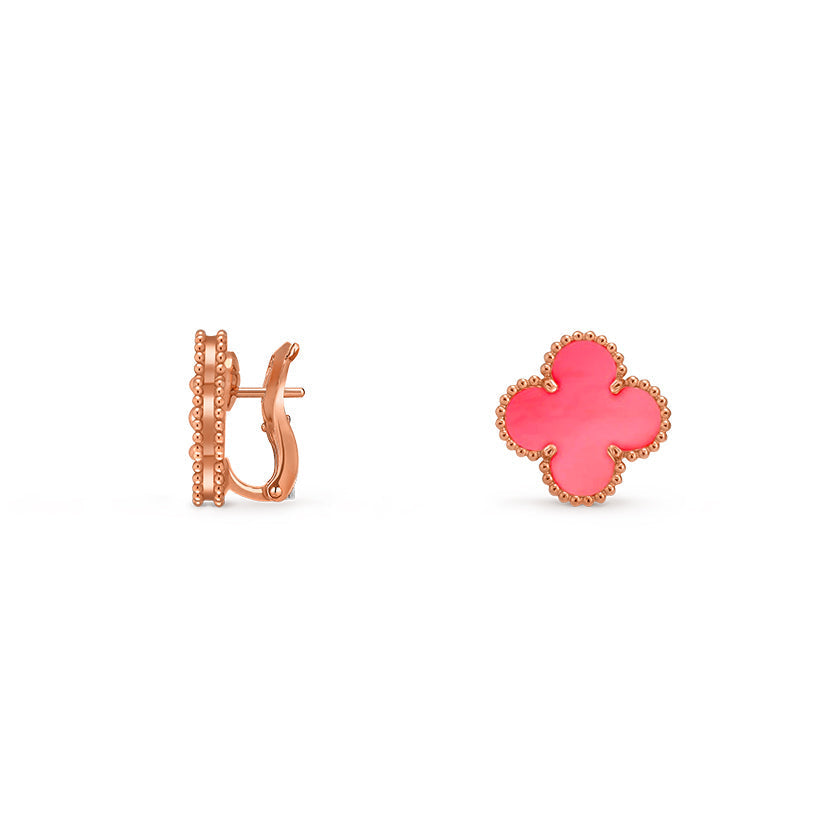 [LUXE]CLOVER 15MM MOP EARRINGS COLLECTION