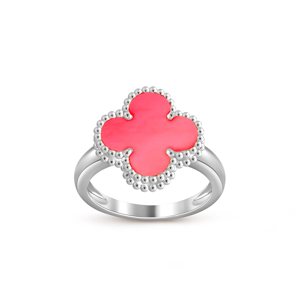 [LUXE]CLOVER SILVER RING COLLECTION