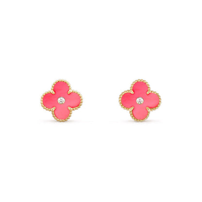[LUXE]CLOVER  15MM DIAMOND EARRINGS COLLECTION