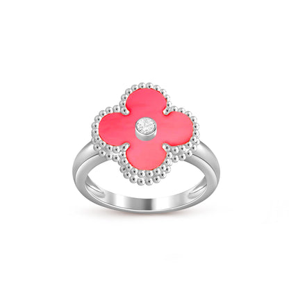 [LUXE]CLOVER SILVER DIOMND RING COLLECTION